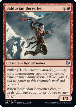 Balduvian Berserker [Dominaria United] 116