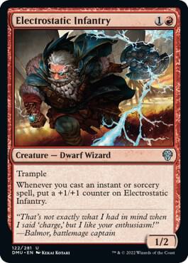 Electrostatic Infantry [Dominaria United] 122