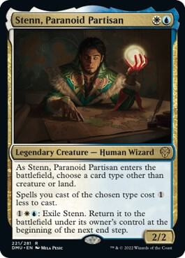 Stenn, Paranoid Partisan [Dominaria United] 221