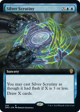 Silver Scrutiny (Extended Art) [Dominaria United] 395