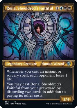 Rona, Sheoldred's Faithful (Textured Foil) [Dominaria United] 356