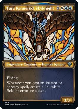 Tura Kennerud, Skyknight (Textured Foil) [Dominaria United] 364