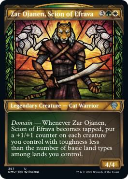 Zar Ojanen, Scion of Efrava (Textured Foil) [Dominaria United] 367