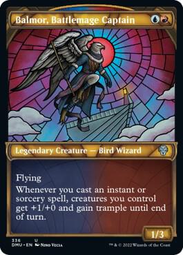 Balmor, Battlemage Captain (Textured Foil) [Dominaria United] 336