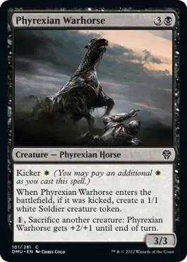 Phyrexian Warhorse [Dominaria United] 101