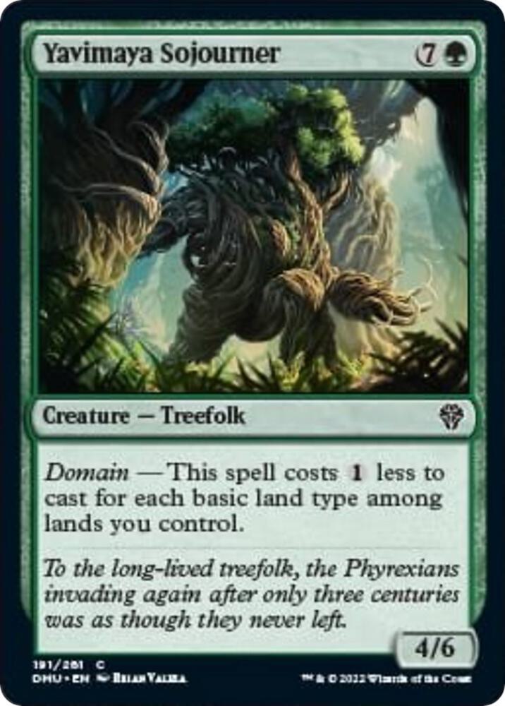 Yavimaya Sojourner [Dominaria United] 191