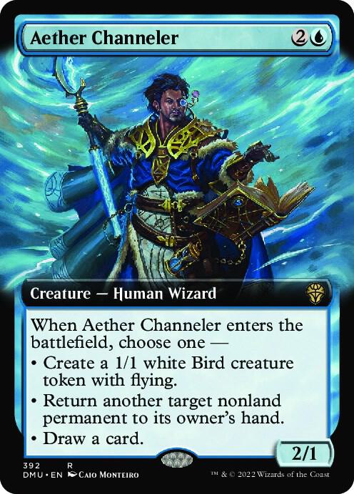 Aether Channeler (Extended Art) [Dominaria United] 392