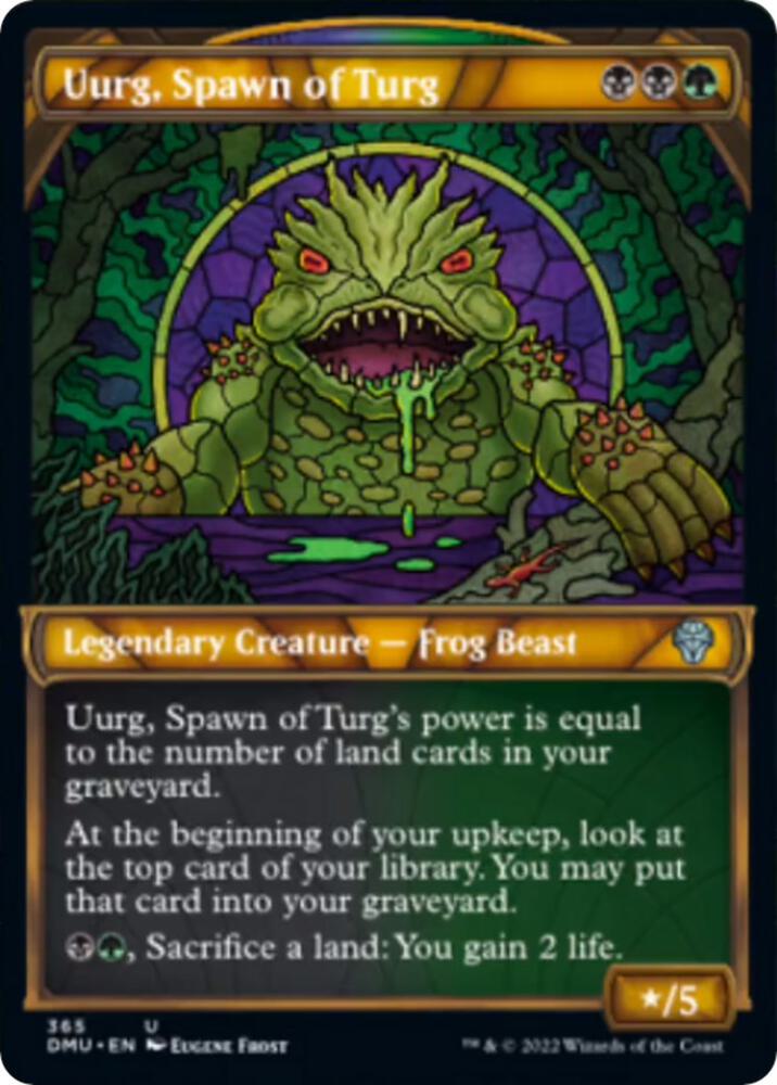 Uurg, Spawn of Turg (Textured Foil) [Dominaria United] 365