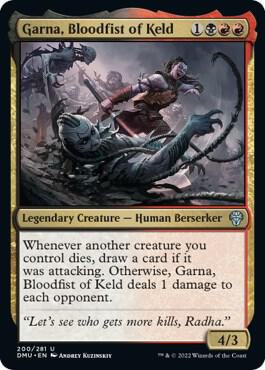 Garna, Bloodfist of Keld [Dominaria United] 200