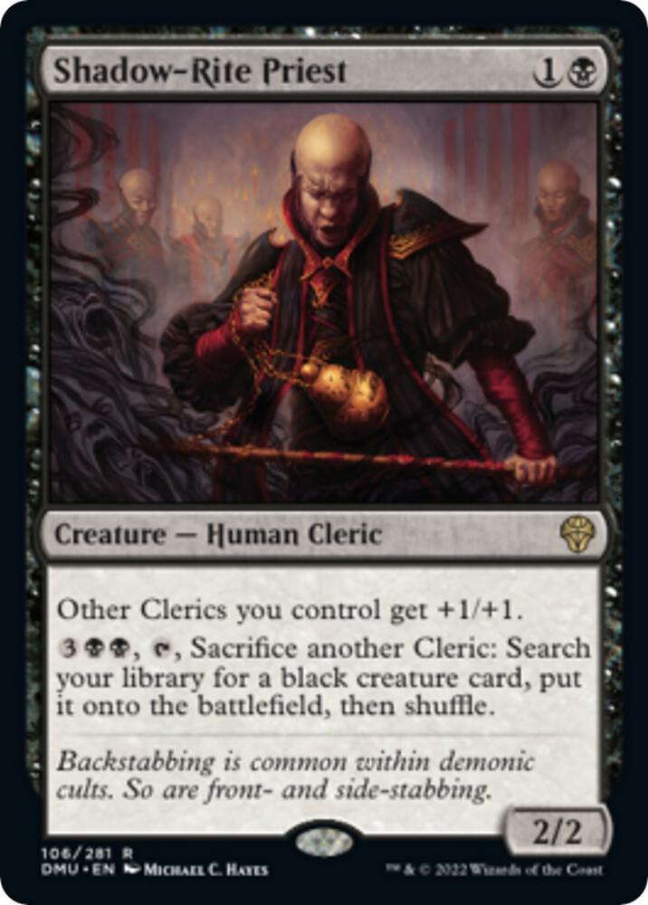 Shadow-Rite Priest [Dominaria United] 106
