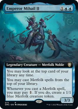 Emperor Mihail II (Extended Art) [Commander: Dominaria United] 73