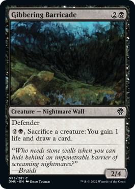 Gibbering Barricade [Dominaria United] 95