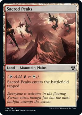 Sacred Peaks [Dominaria United] 254