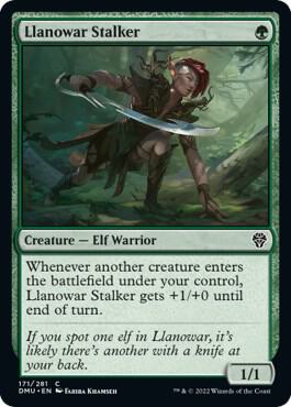 Llanowar Stalker [Dominaria United] 171
