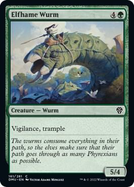 Elfhame Wurm [Dominaria United] 161