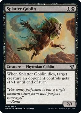 Splatter Goblin [Dominaria United] 109