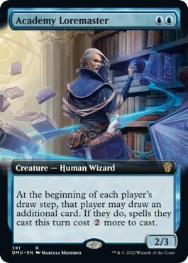Academy Loremaster (Extended Art) [Dominaria United] 391