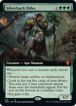 Silverback Elder (Extended Art) [Dominaria United] 418