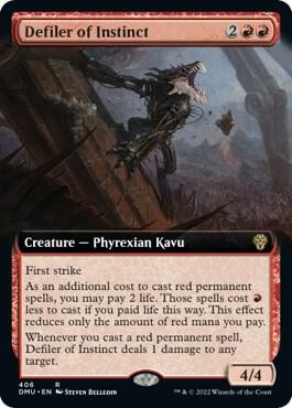 Defiler of Instinct (Extended Art) [Dominaria United] 406
