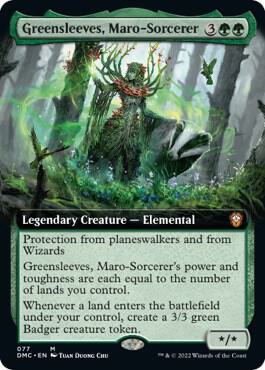 Greensleeves, Maro-Sorcerer (Extended Art) [Commander: Dominaria United] 77