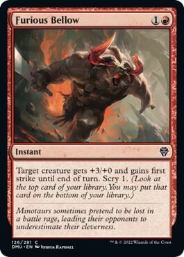 Furious Bellow [Dominaria United] 126