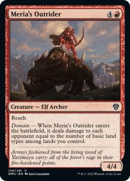 Meria's Outrider [Dominaria United] 138