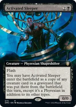 Activated Sleeper (Extended Art) [Commander: Dominaria United] 74