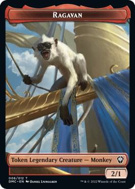 Ragavan // Treasure Double-Sided Token [Commander: Dominaria United] 6 // 24