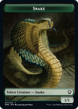 Snake // Egg Double-Sided Token [Commander: Dominaria United] 11 // 8