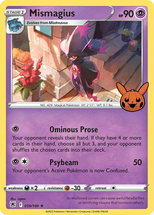 Mismagius [Trick or Trade BOOster Bundle] 059/189