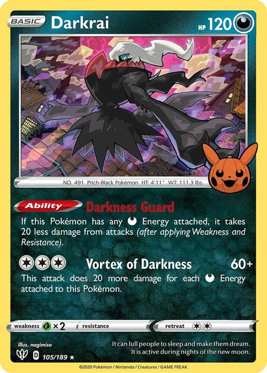 Darkrai [Trick or Trade BOOster Bundle] 105/189