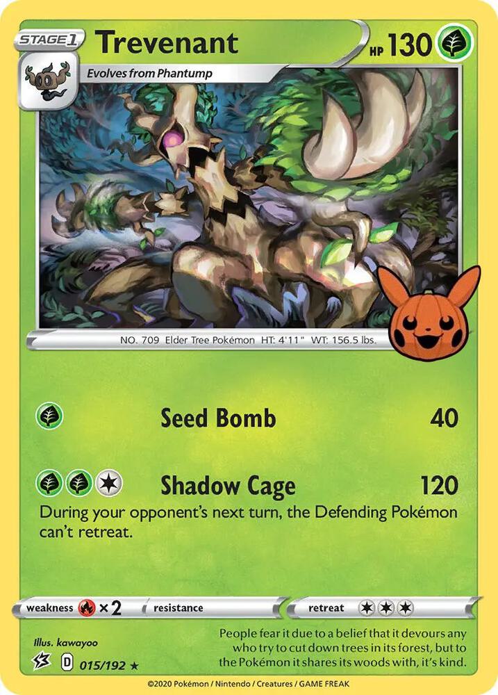 Trevenant [Trick or Trade BOOster Bundle] 015/192