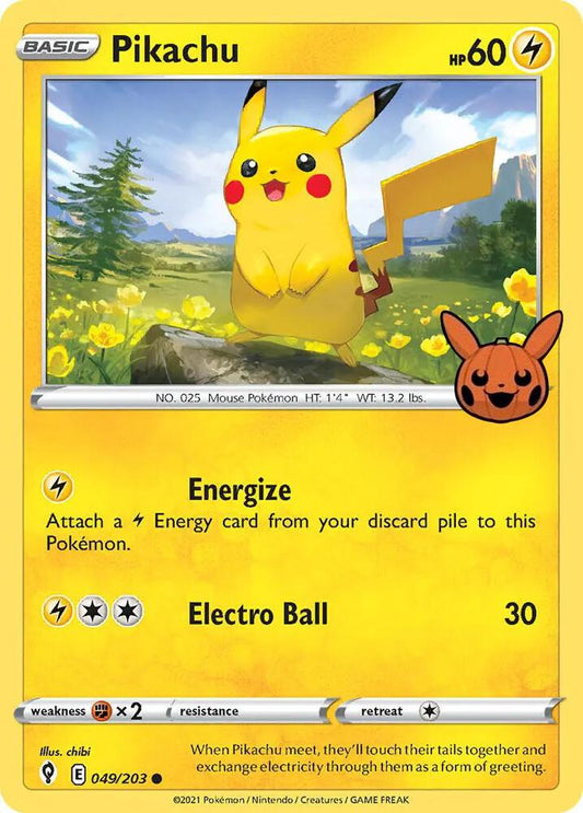 Pikachu [Trick or Trade BOOster Bundle] 049/203