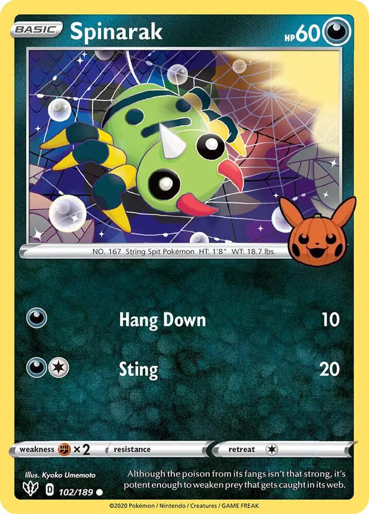 Spinarak [Trick or Trade BOOster Bundle] 102/189