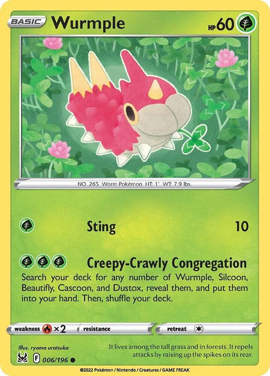 Wurmple [SWSH11: Lost Origin] 006/196
