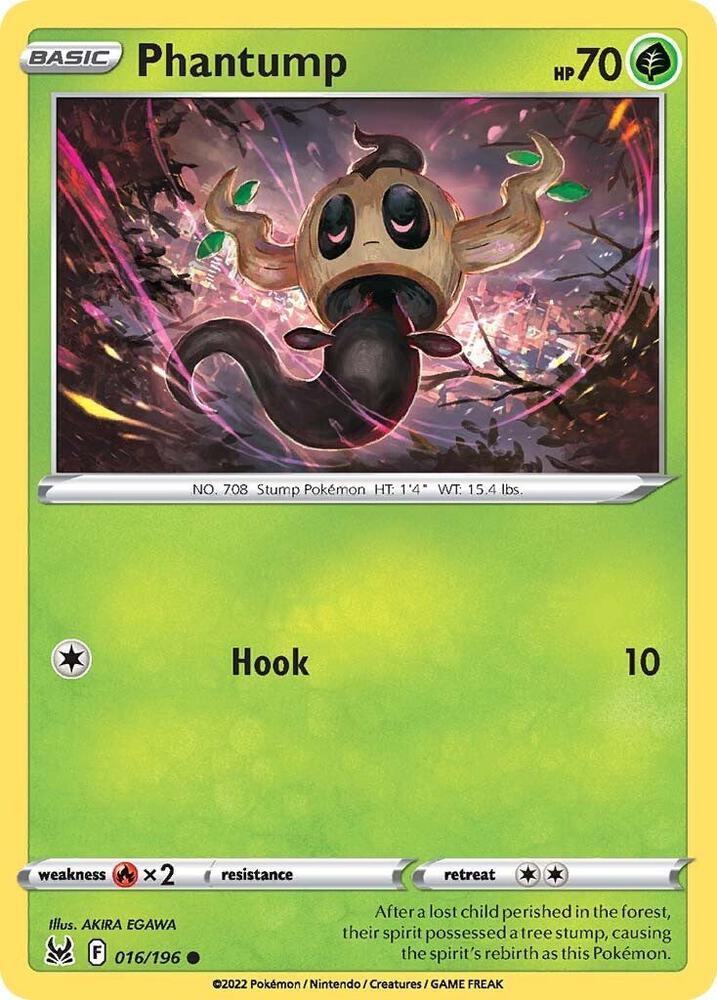 Phantump [SWSH11: Lost Origin] 016/196