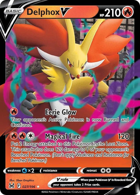 Delphox V [SWSH11: Lost Origin] 027/196