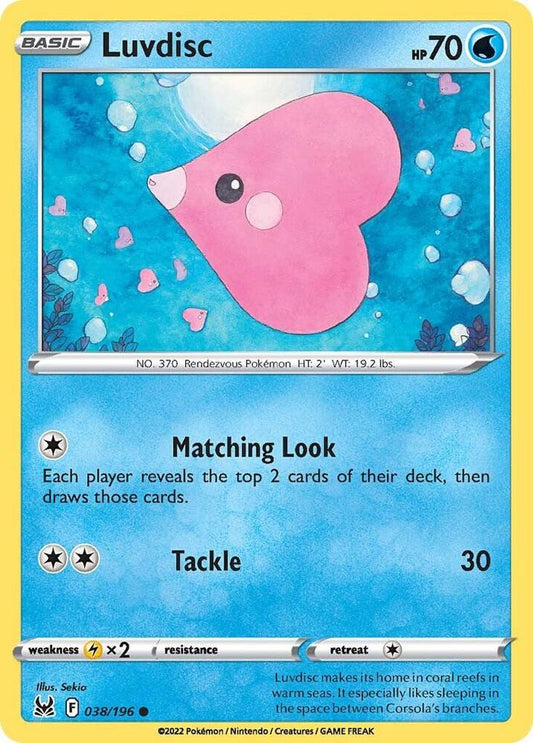 Luvdisc [SWSH11: Lost Origin] 038/196