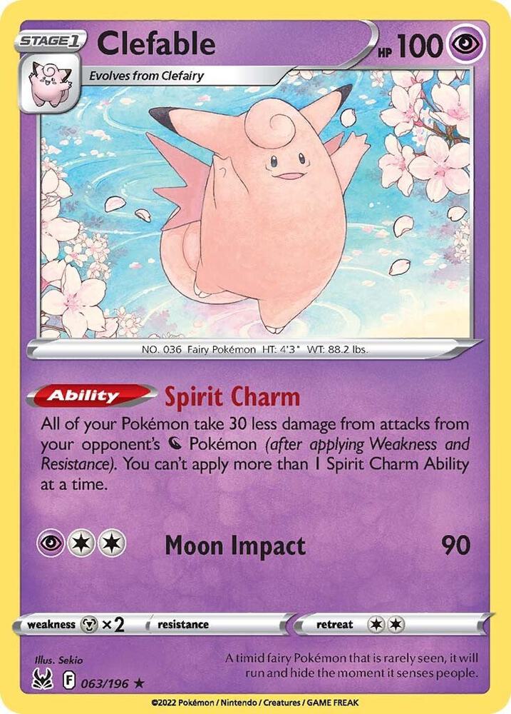 Clefable [SWSH11: Lost Origin] 063/196