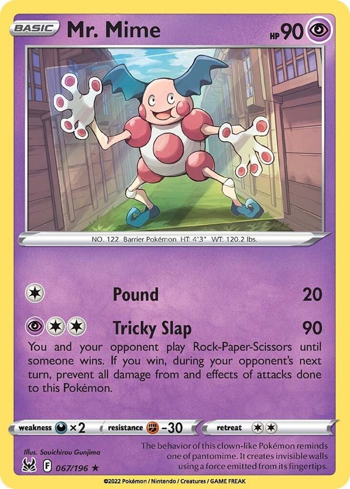 Mr. Mime [SWSH11: Lost Origin] 067/196