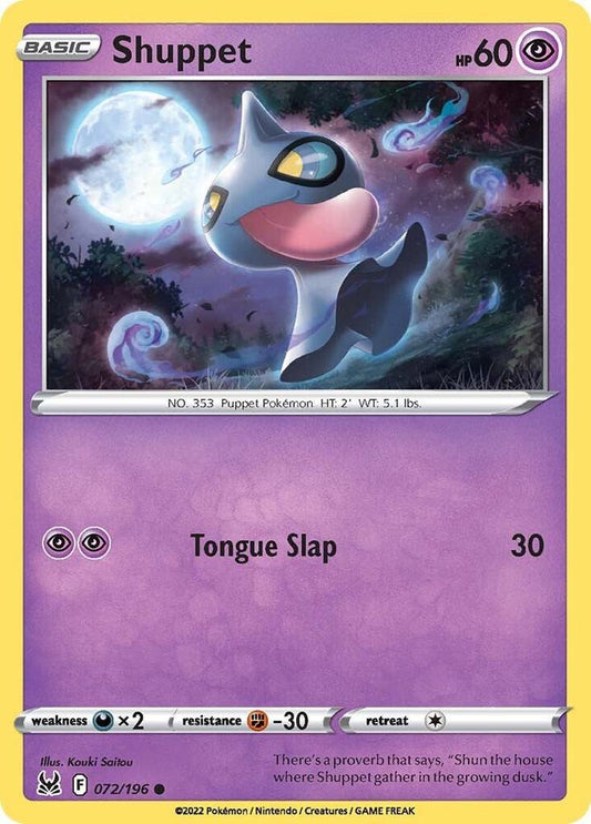 Shuppet [SWSH11: Lost Origin] 072/196