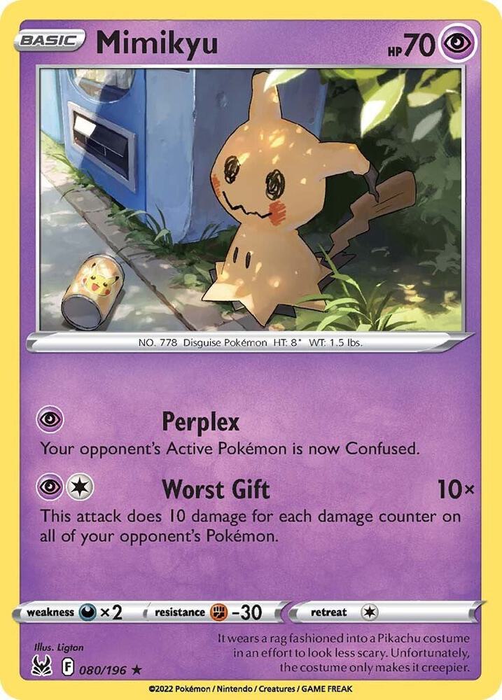 Mimikyu [SWSH11: Lost Origin] 080/196