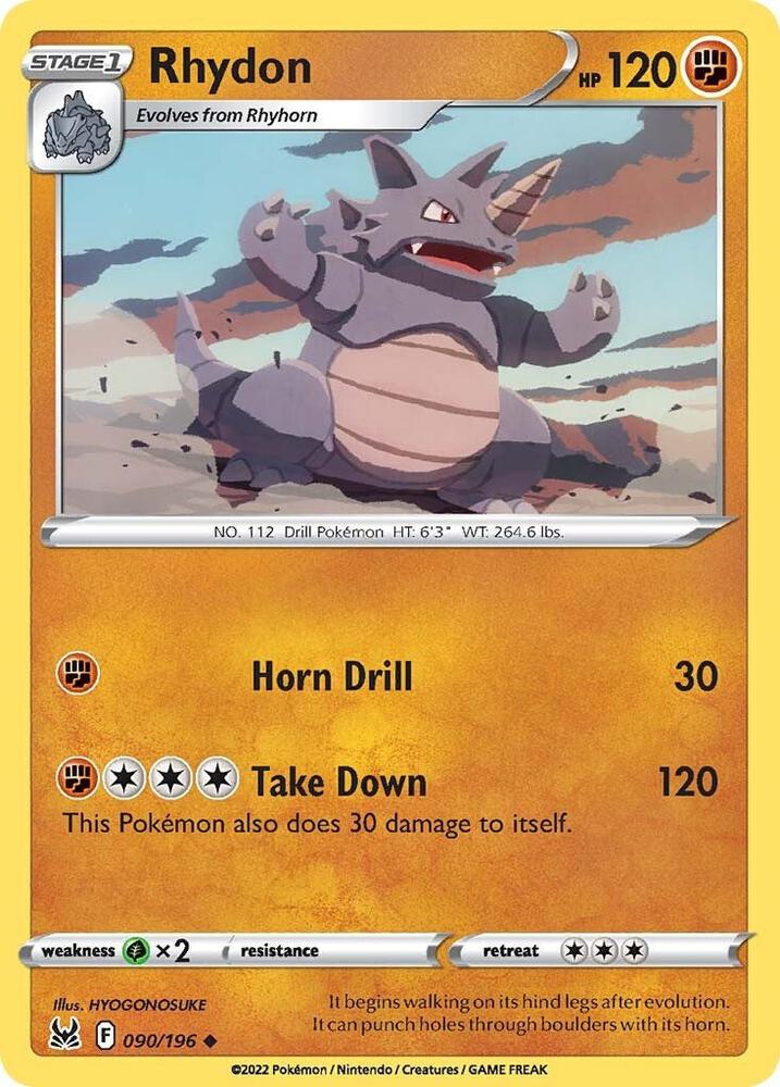 Rhydon [SWSH11: Lost Origin] 090/196