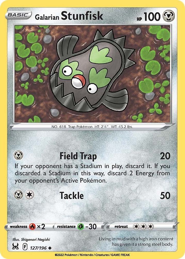 Galarian Stunfisk [SWSH11: Lost Origin] 127/196