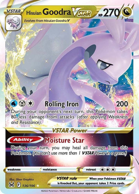 Hisuian Goodra VSTAR [SWSH11: Lost Origin] 136/196