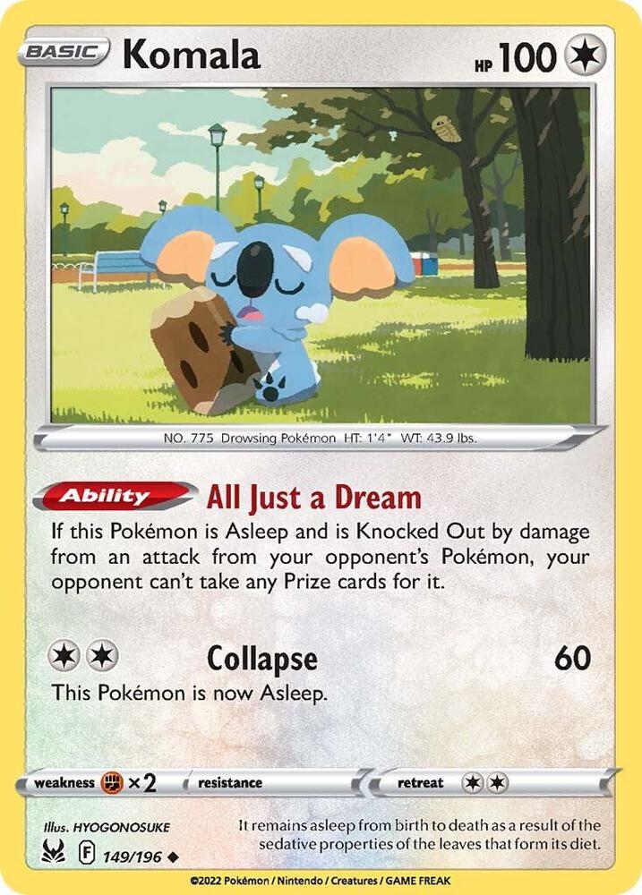 Komala [SWSH11: Lost Origin] 149/196