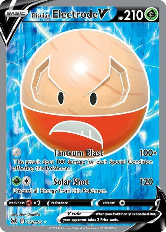 Hisuian Electrode V (Full Art) [SWSH11: Lost Origin] 172/196
