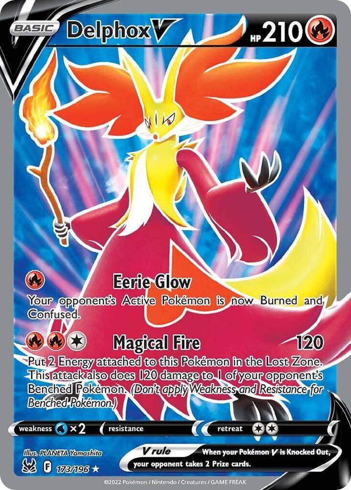 Delphox V (Full Art) [SWSH11: Lost Origin] 173/196