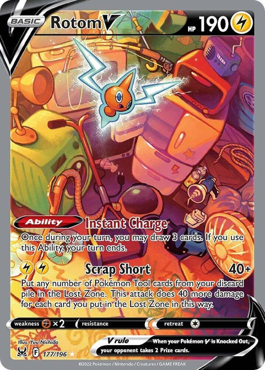Rotom V (Alternate Full Art) [SWSH11: Lost Origin] 177/196