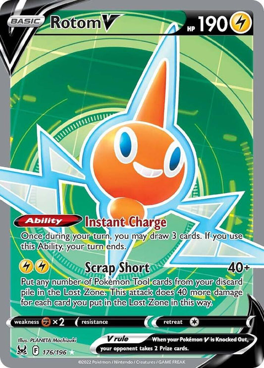 Rotom V (Full Art) [SWSH11: Lost Origin] 176/196